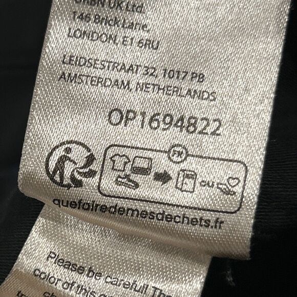 Pilcro Pants Womens 26W Plus Gray High Rise Pockets Crop Ankle *Flaw* - Picture 6 of 10